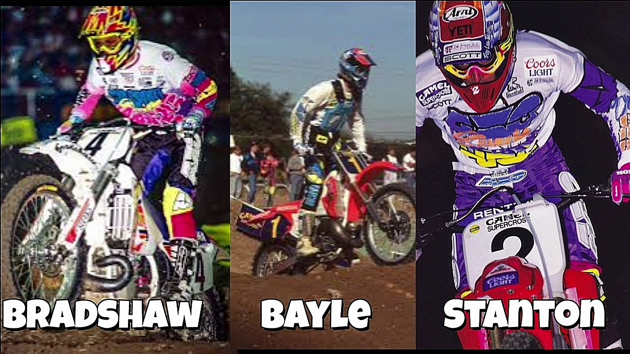 Arlington (Dallas) Supercross history: CRAZY battle! Bradshaw vs JMB!