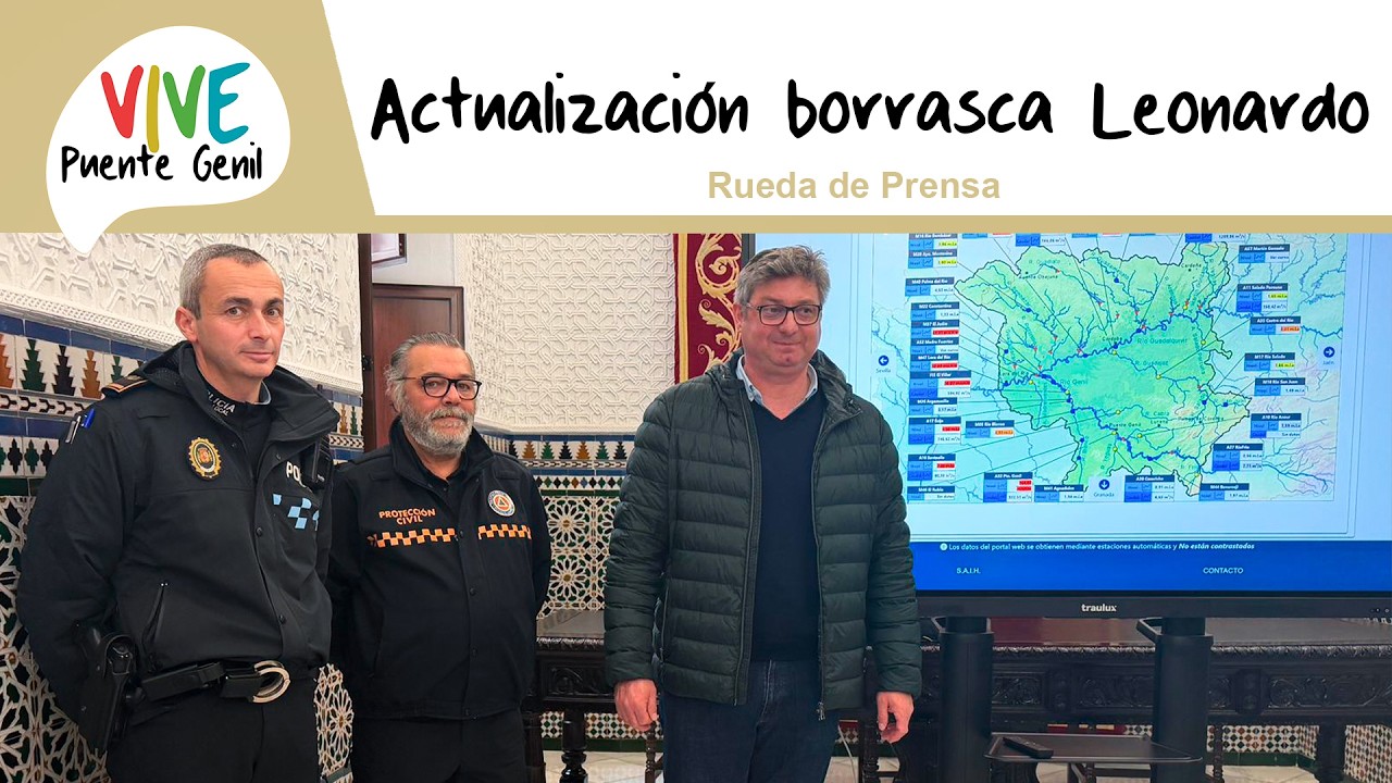 Actualización 05/02 efectos de la borrasca Leonardo en Puente Genil