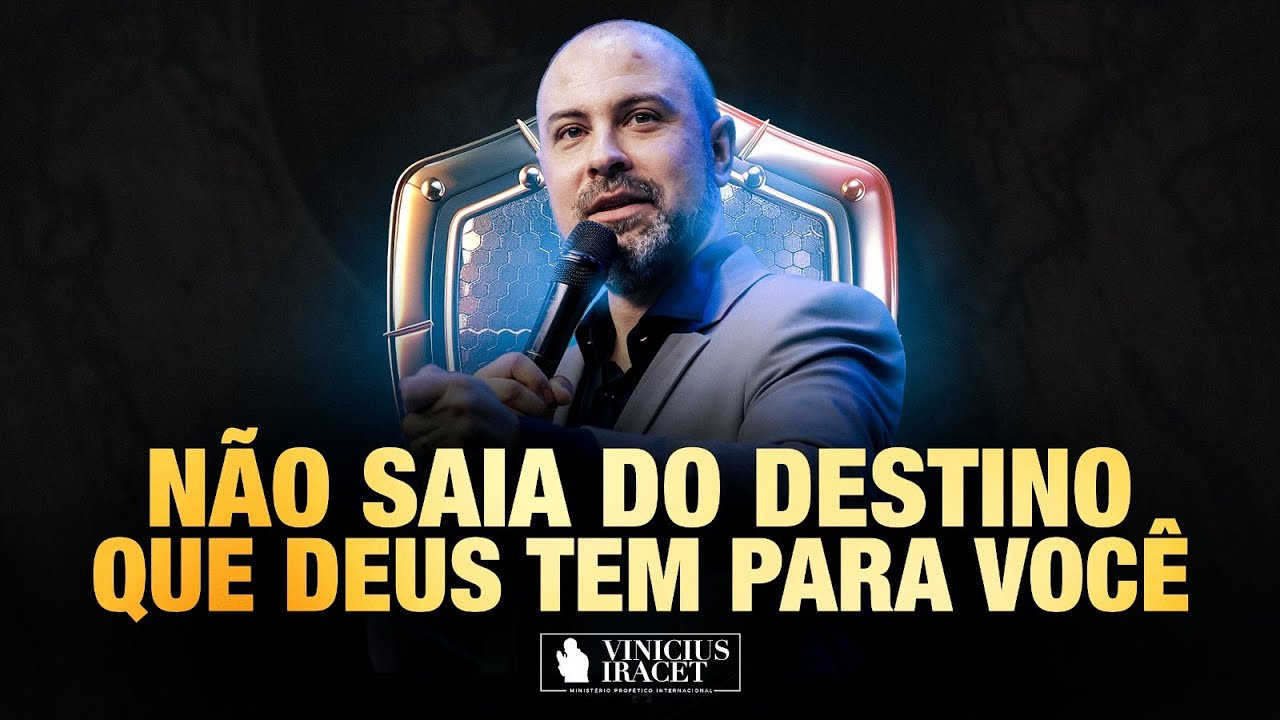 Não saia do destino que Deus tem para você - Vença a pressão @ViniciusIracet