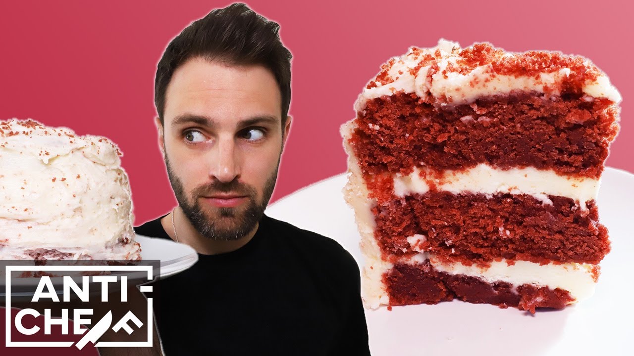 Insanely Moist Red Velvet Cake with Cream Cheese Frosting
