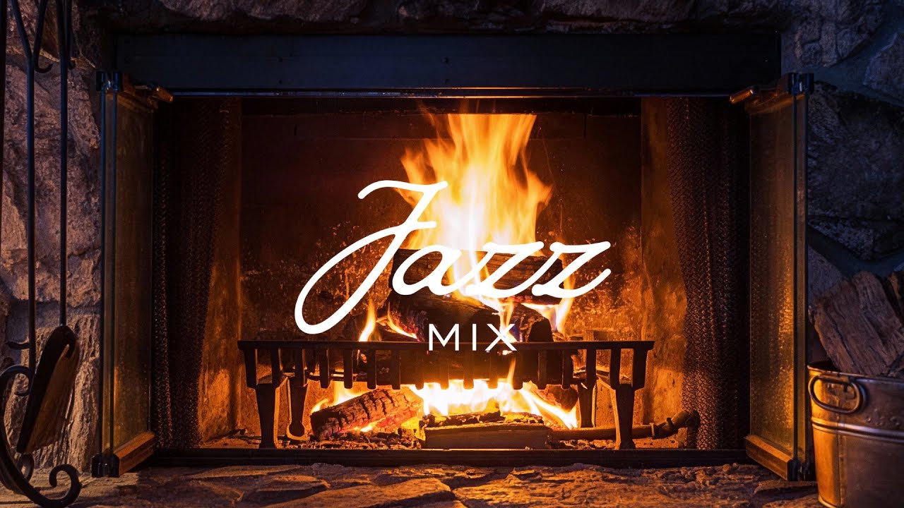Relax Gently with Exquisite Fireplace Jazz Music | The Autumn Jazz Vibes | Chill Fire Jazz ♫ Mix #2