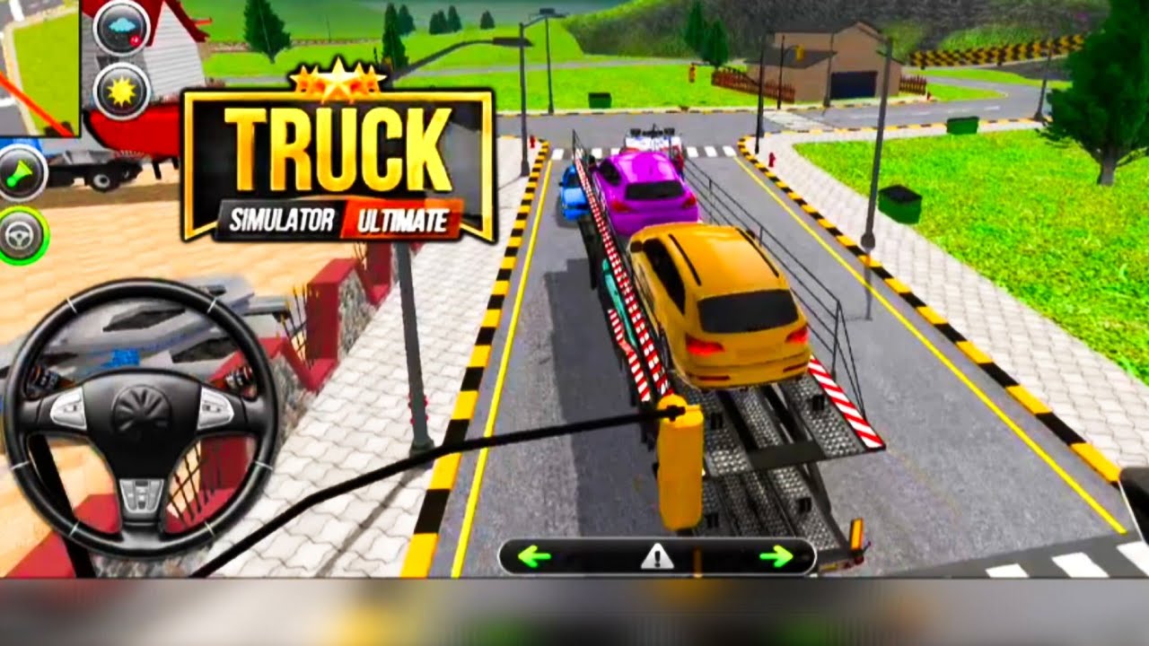 City Driving Challenge with Car Trailer Truck! 🚛