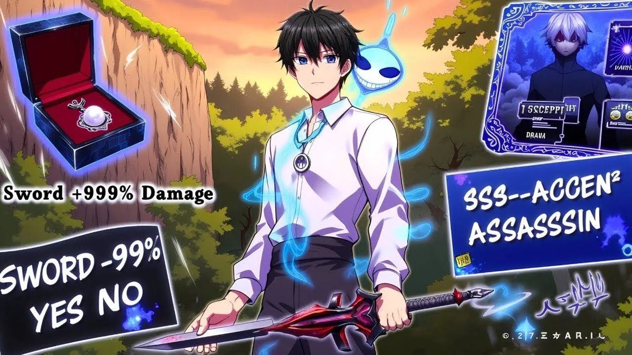 Se degrada hasta convertirse en un asesino genial de nivel SSS y entra en la Academia de la Espada.