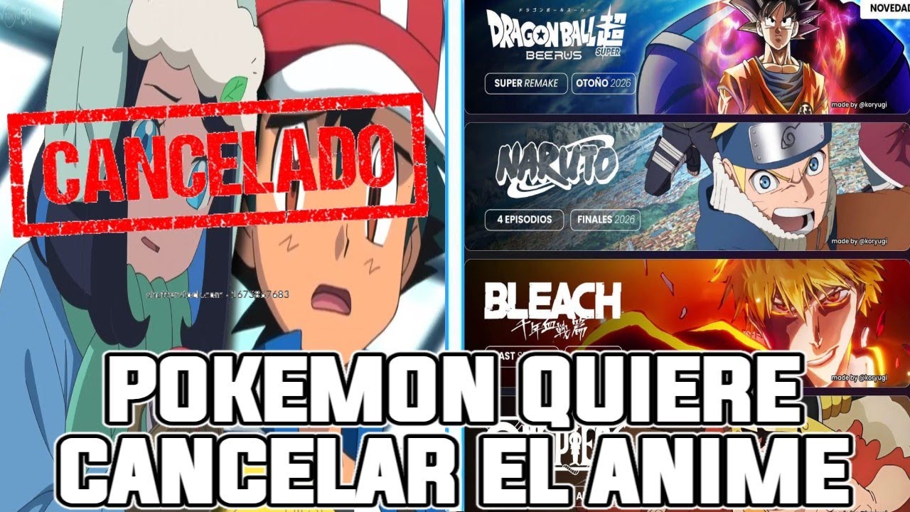 POKEMON QUIERE CANCELAR EL ANIME!!? | DRAGON BALL Y ONE PIECE QUIEREN RETIRAR A ASH Y LIKO #pokemon