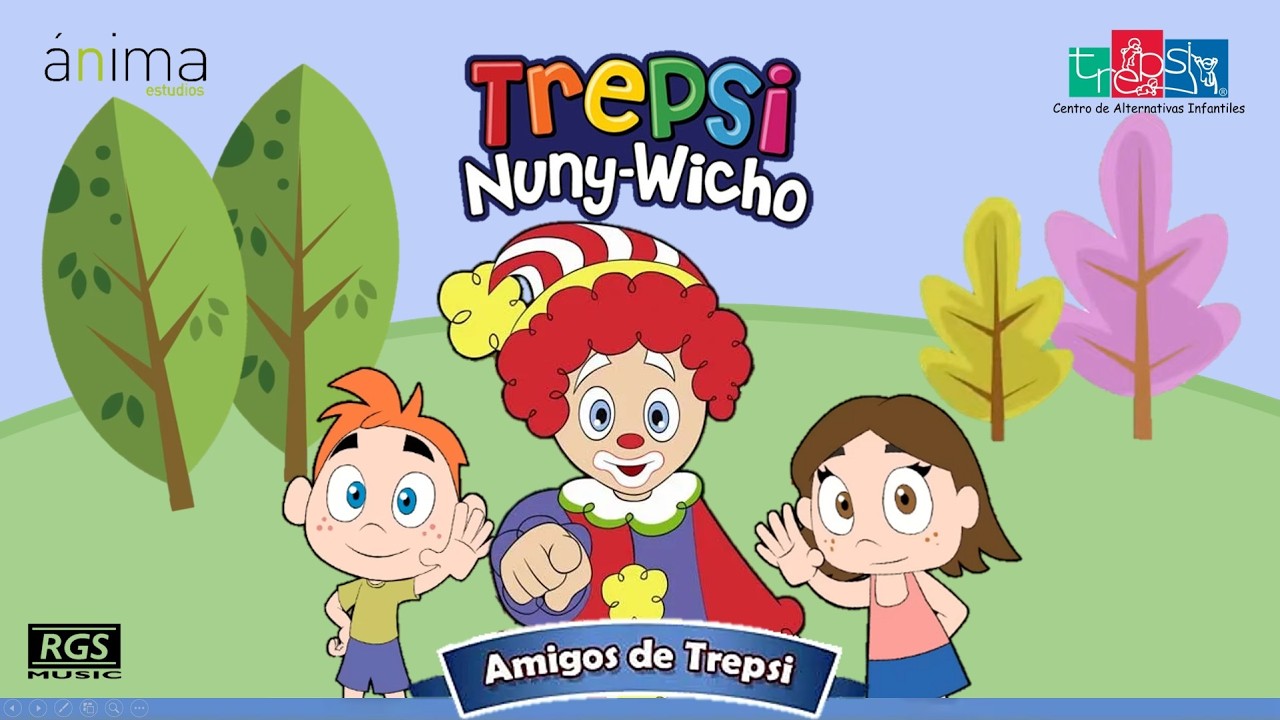 Trepsi. Amigos de Trepsi. Canciones Infantiles. animadas Video educativo. Canciones del jard&iacute;n.