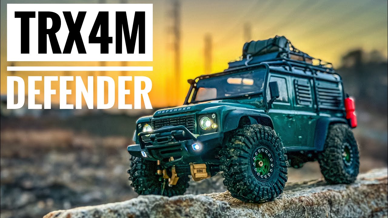 Сборка Traxxas TRX4M Defender — улучшения, забеги по пересеченной местности, ползание и многое др...
