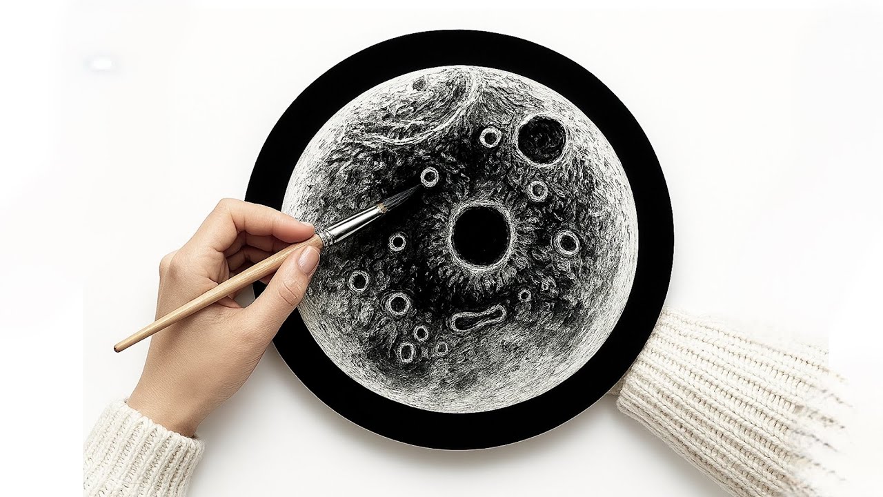 DIY Moon Wall Art  #decor #how #tutorial 