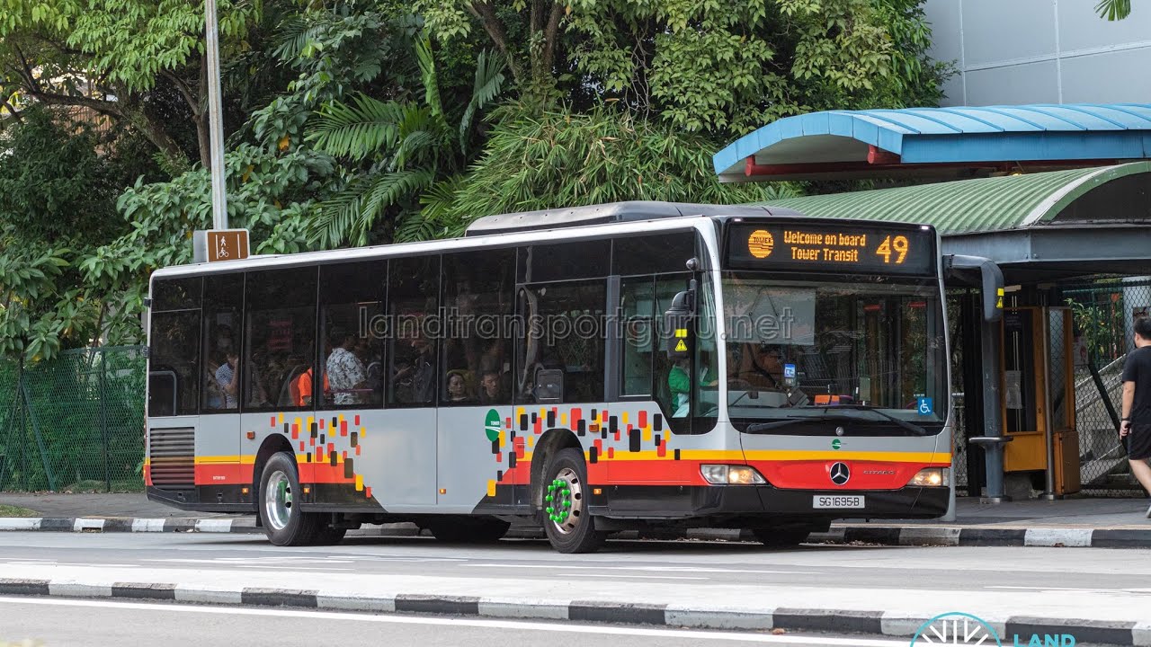 [SG1695B] Tower transit Mercedes Benz citaro Batch 3 pixel livery on service 984