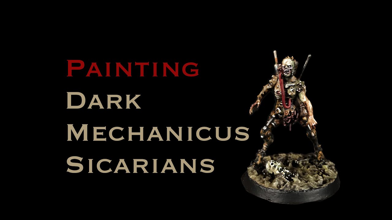 Dark Mech Sicarians, Part II - Painting