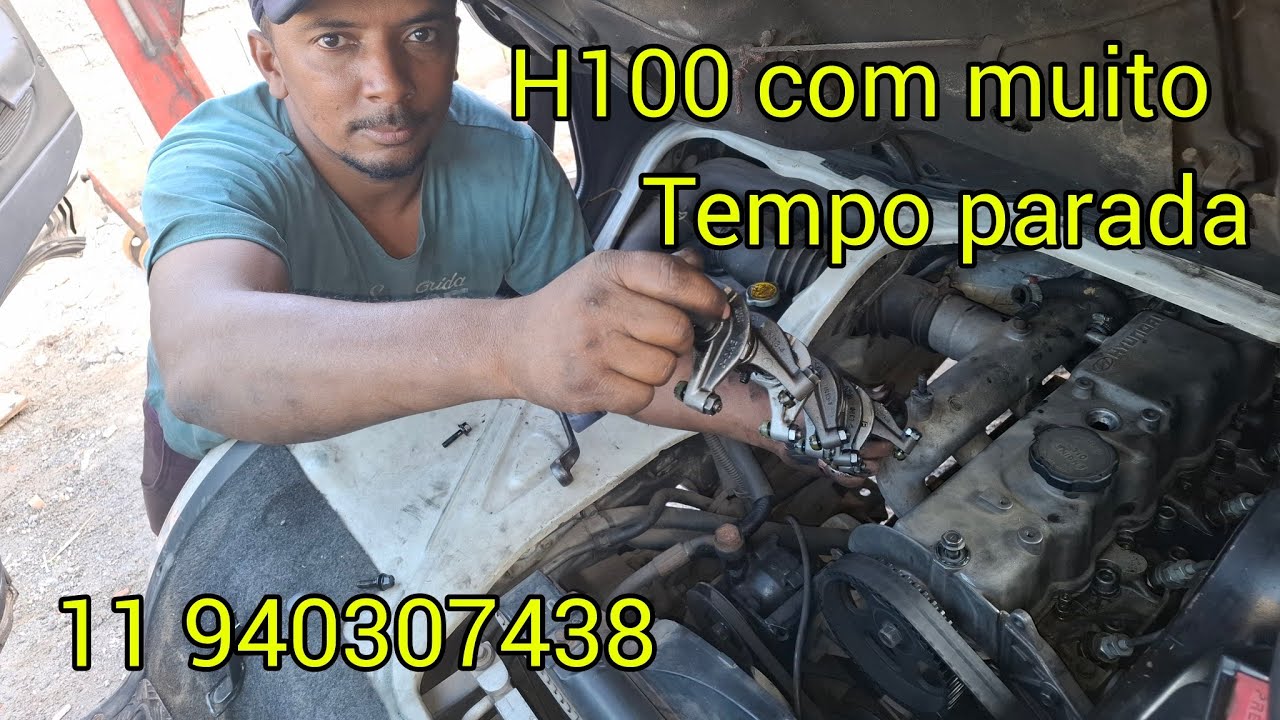 hyundai H100 muito tempo parada vamos fazer foncionar
