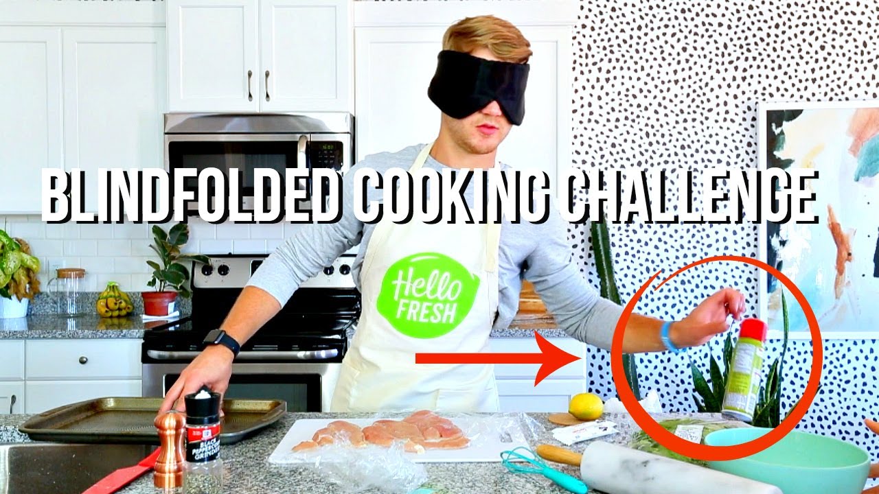 BLINDFOLDED COOKING CHALLENGE!