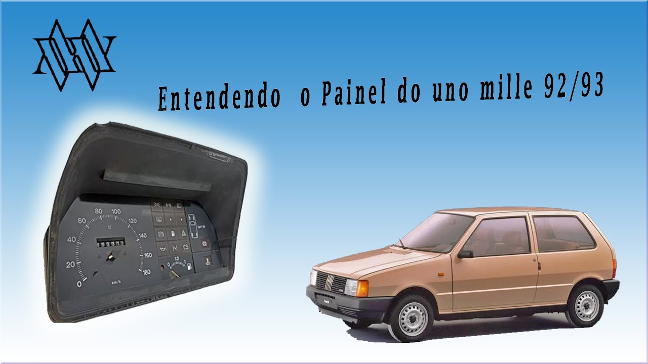 #Entendendo  o #Painel do #uno #mille 92/93