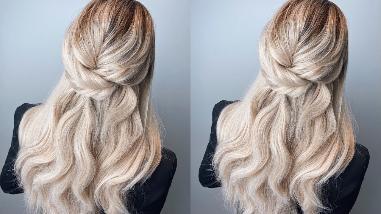 🙃EASIEST HALF UPDO EVER🙃 leren opsteken