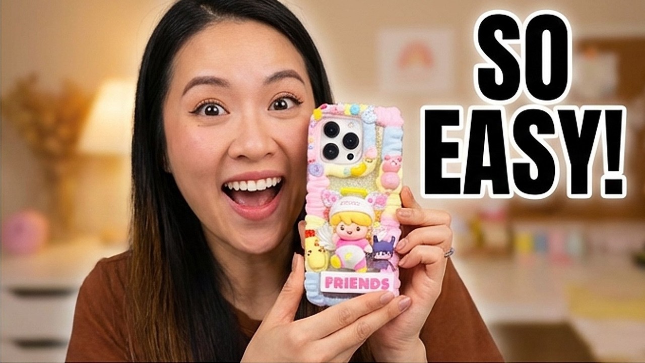 Amazing DIY Cute Phone Case Projects - Clay & Glitter Designs!