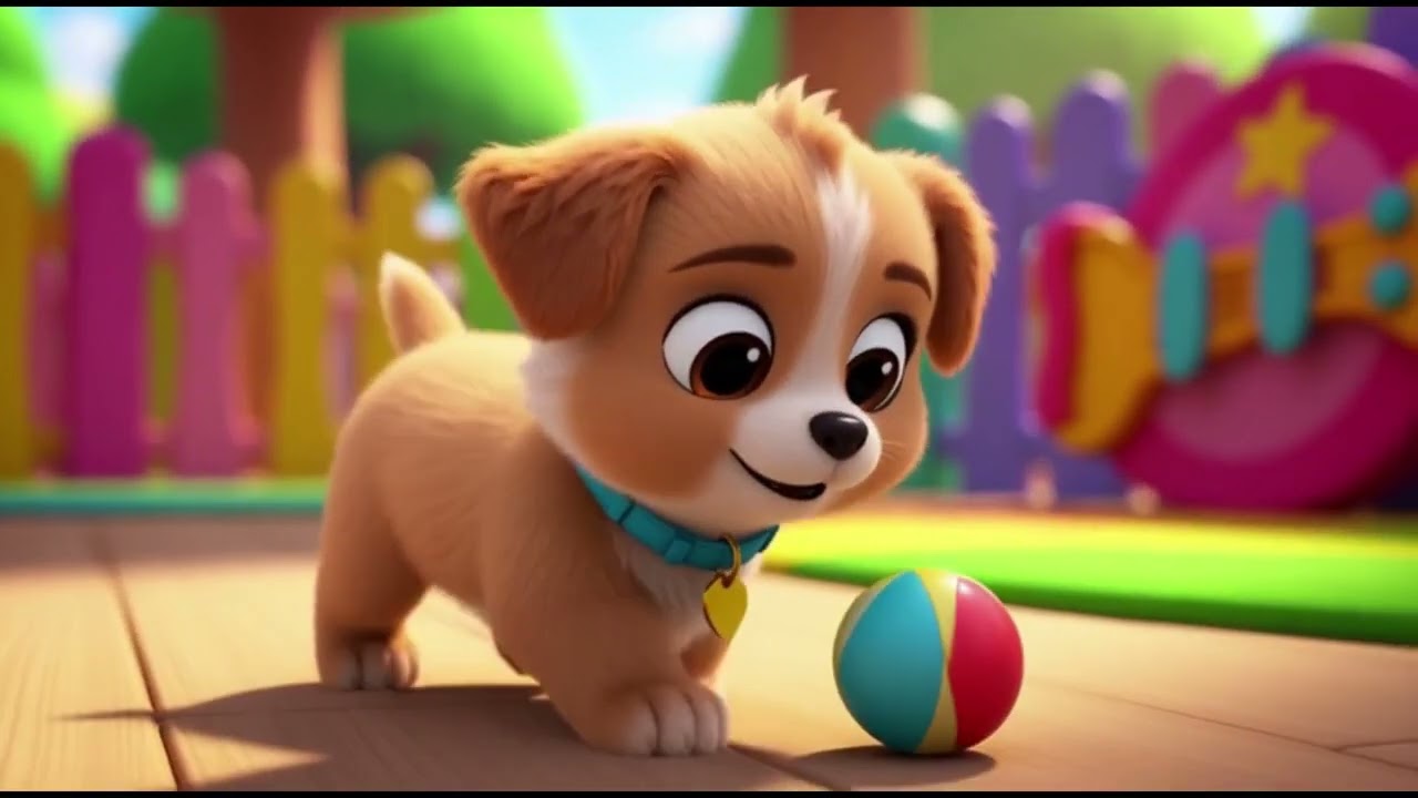 Puppy Adventure in the Park 🐶🌳 | Fun Outdoor Story for Kids
