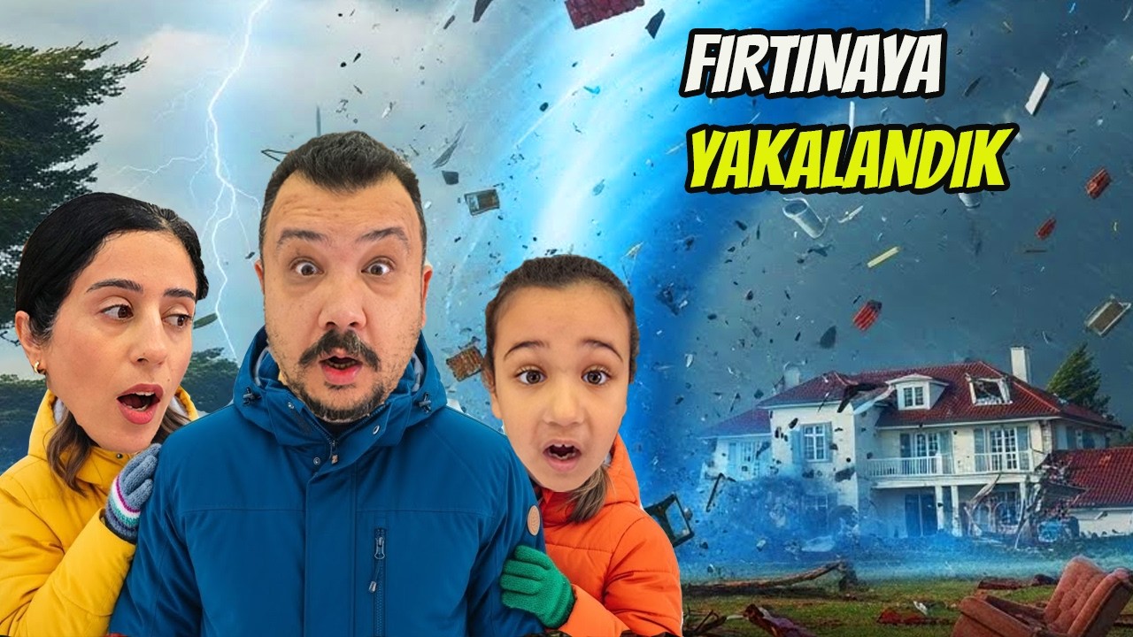 FIRTINAYA YAKALANDIK OKULLAR TATİL OLDU ESRA AYTAÇ NİL