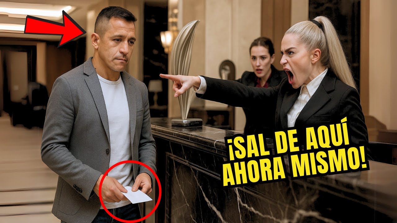 Recepcionista Humilla a Alexis S&aacute;nchez Sin saber que es el due&ntilde;o del hotel