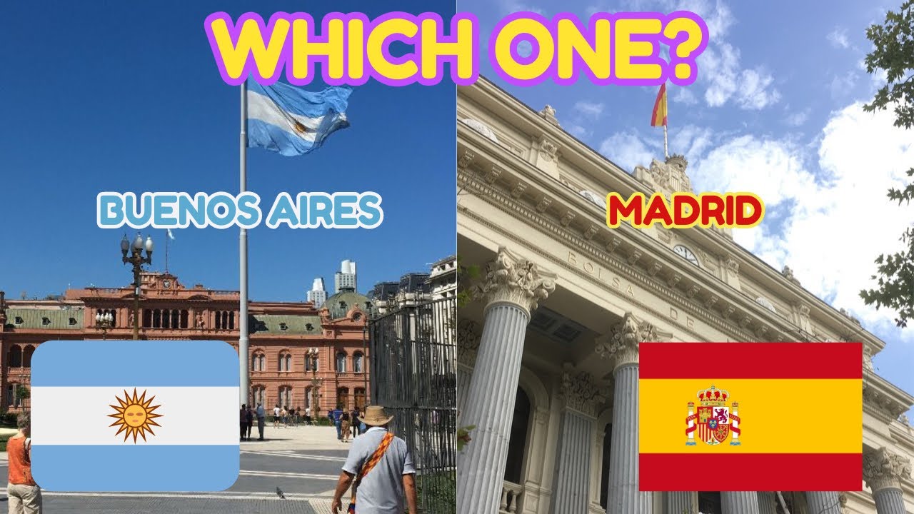 🇦🇷 БУЭНОС-АЙРЕС против МАДРИДА 🇪🇸 какой город стоит посетить ВАМ? 🤔