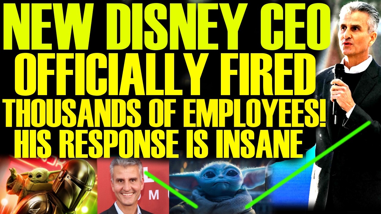 Официально! Новый гендиректор Disney ТОЛЬКО ЧТО УВОЛИЛ ТЫСЯЧИ СОТРУДНИКОВ! И его реакция &mdash; это пр...