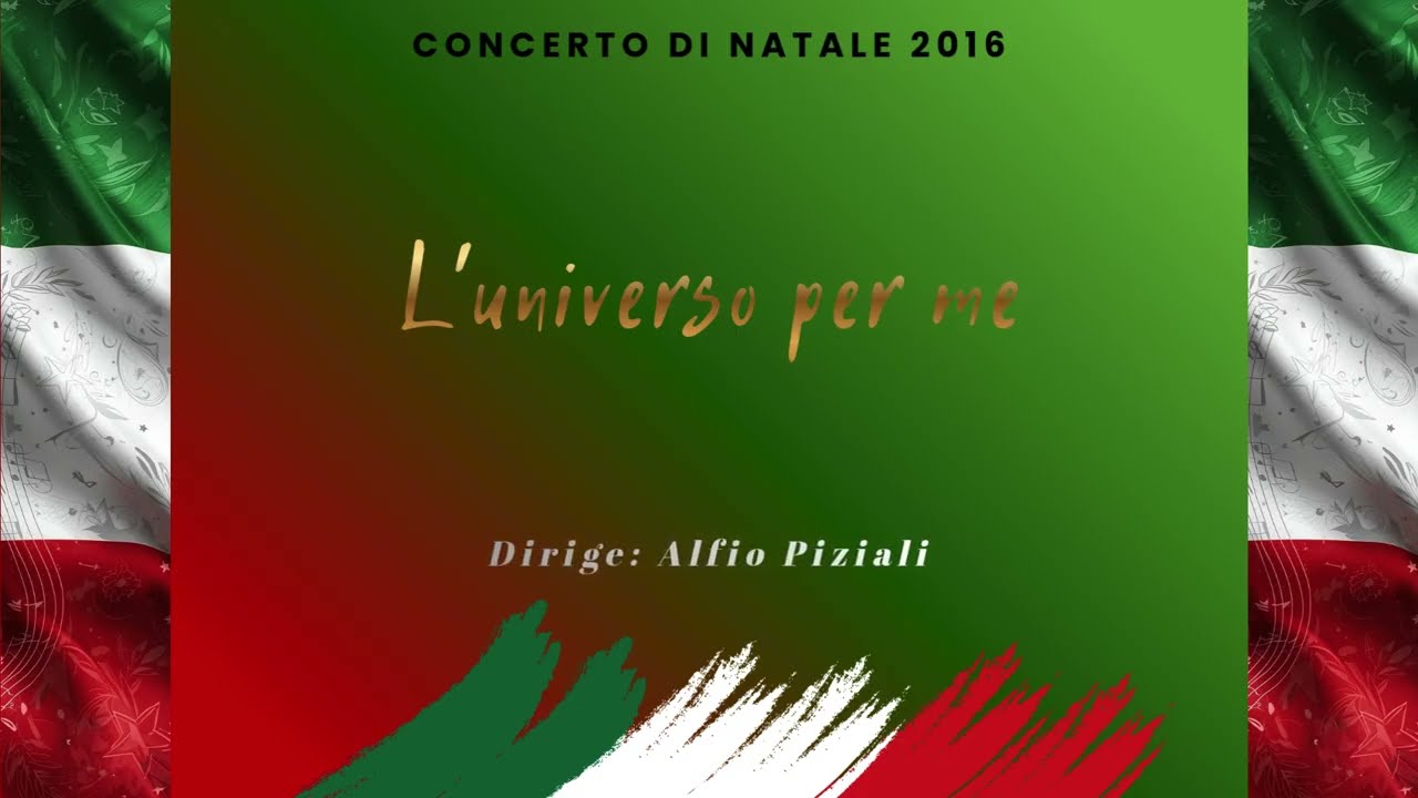 Fanfara ANA Rogno - Concerto di Natale 2016 - 06 - L'universo per me