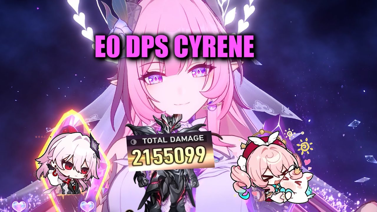 E0 Hypercarry Cyrene 0 Cycle 11M HP Dark Sam | 3.8 MOC 12 Honkai Star Rail