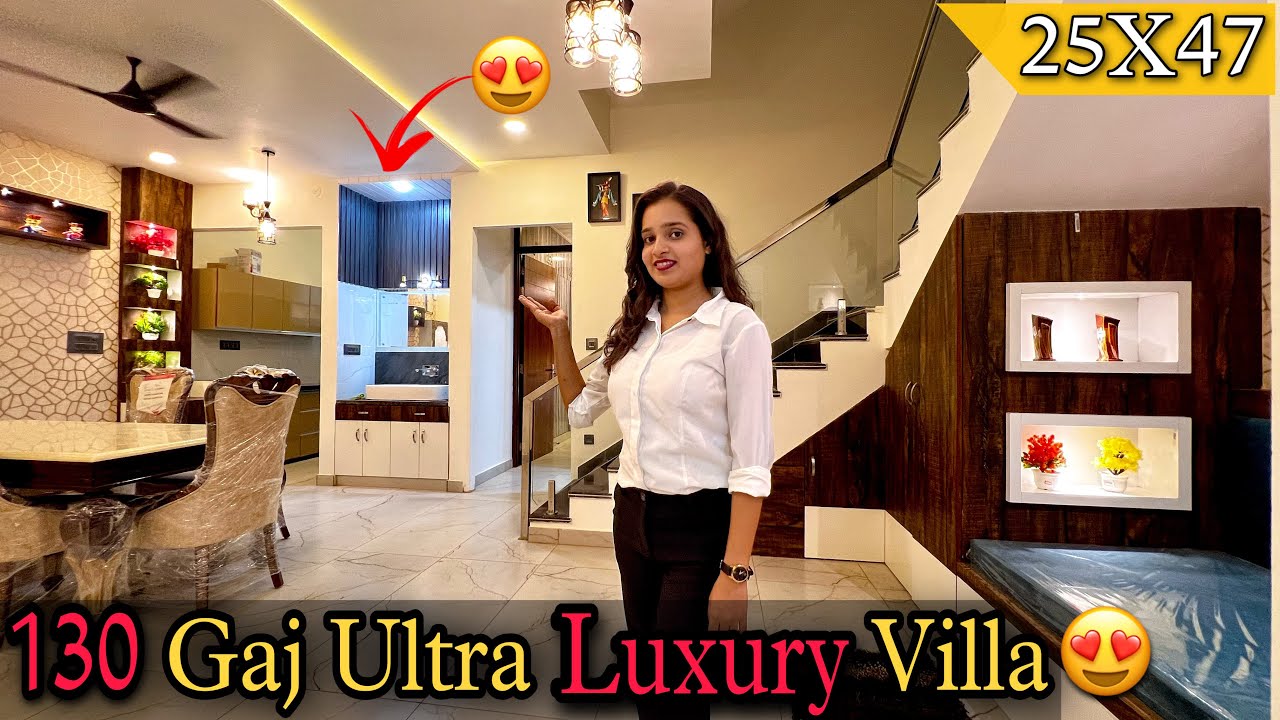 Inside 130 Gaj (25X47) Luxurious Duplex Villa | 4BHK Beautiful Interior Property in Vaishali Jaipur