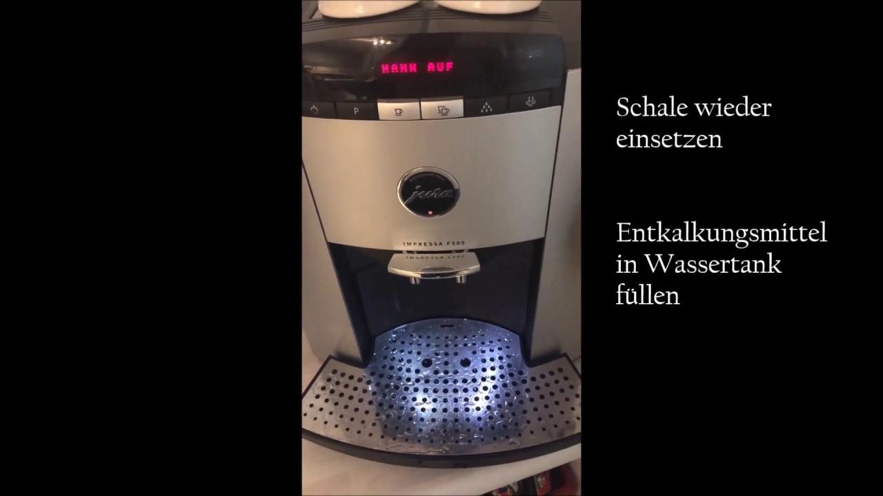 ☕ Jura Kaffeemaschine entkalken ☕  Impressa F505