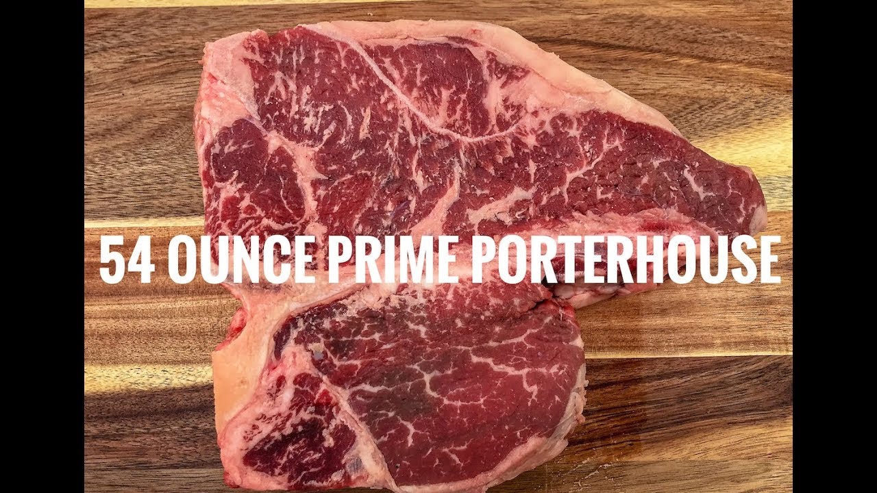 54 Ounce MONSTER Porterhouse Steak | Reverse Sear