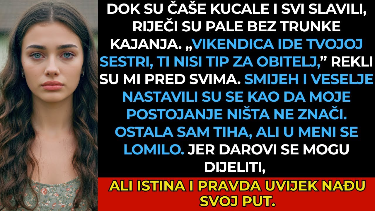 Roditelji su poklonili vikendicu sestri za zaruke — rekli su da ja nisam tip za obitelj