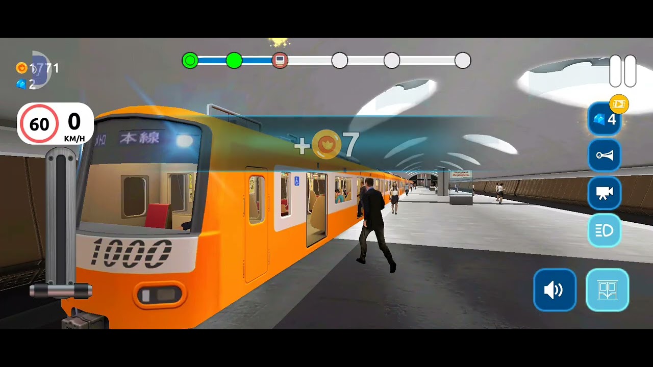 Играю в игру метро поезда