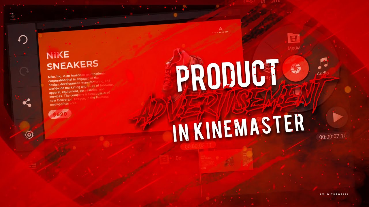 product  advertisement in kinemaster || Pixellab || Tutorial
