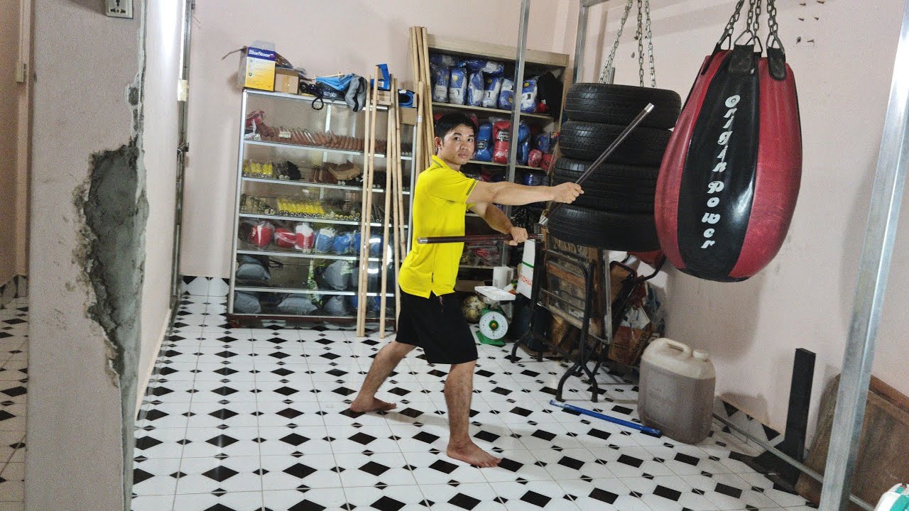 Dạy võ gậy|đoản côn|arnis bài 3 Toankungfu