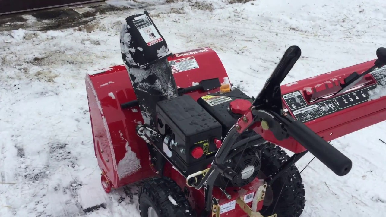 MTD Yard Machine Snow Thrower First Impressions