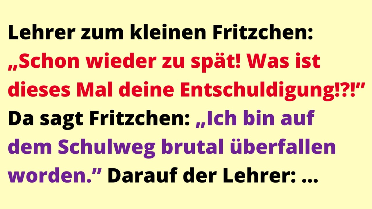 💥FRECH! 7 lustige WITZE mit dem kleinen FRITZCHEN 👦🏻