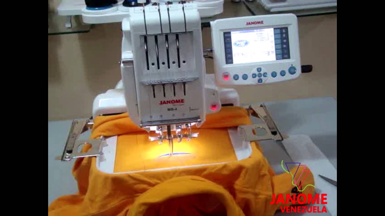 Maquina de Bordar Janome MB4 - Vídeo Demostrativo