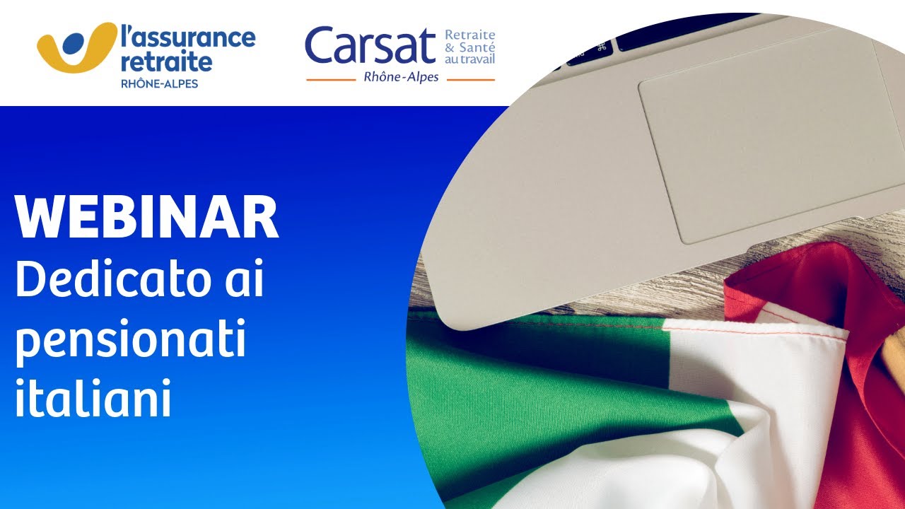 Webinar dedicato ai pensionati italiani