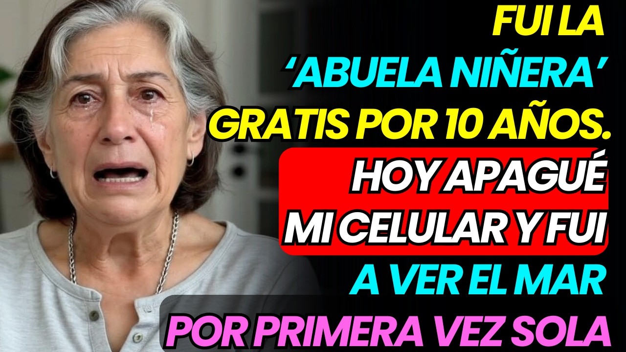 Escuché a mi nuera:'tenemos niñera gratis'. Guardé dinero en secreto, apagué mi celular y desaparecí