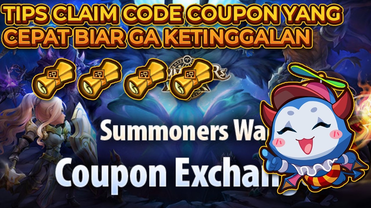 [Summoners War] - Tips cepat claim code coupon di summoners war