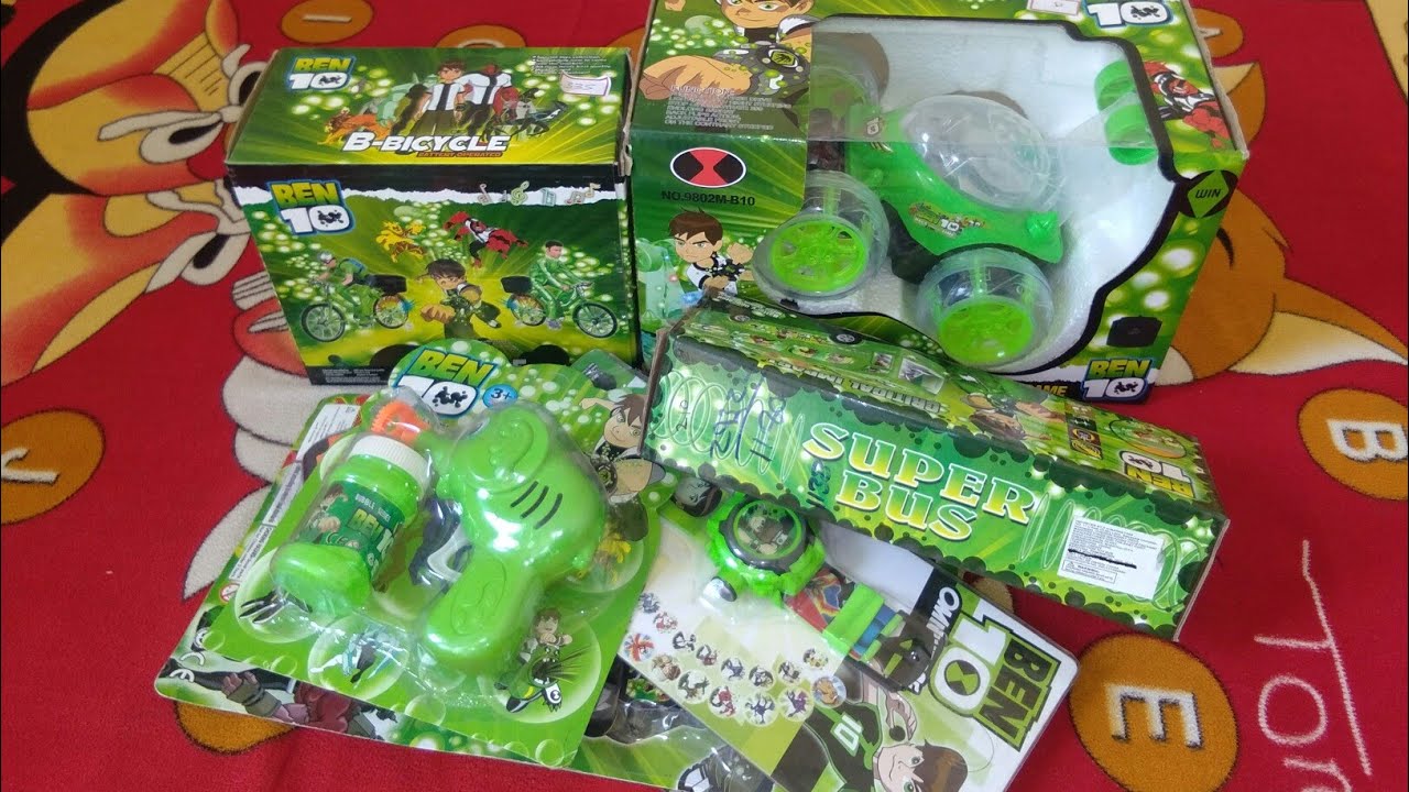 Ben 10 stunt car Ben 10 bubbles   Ben 10 cycle