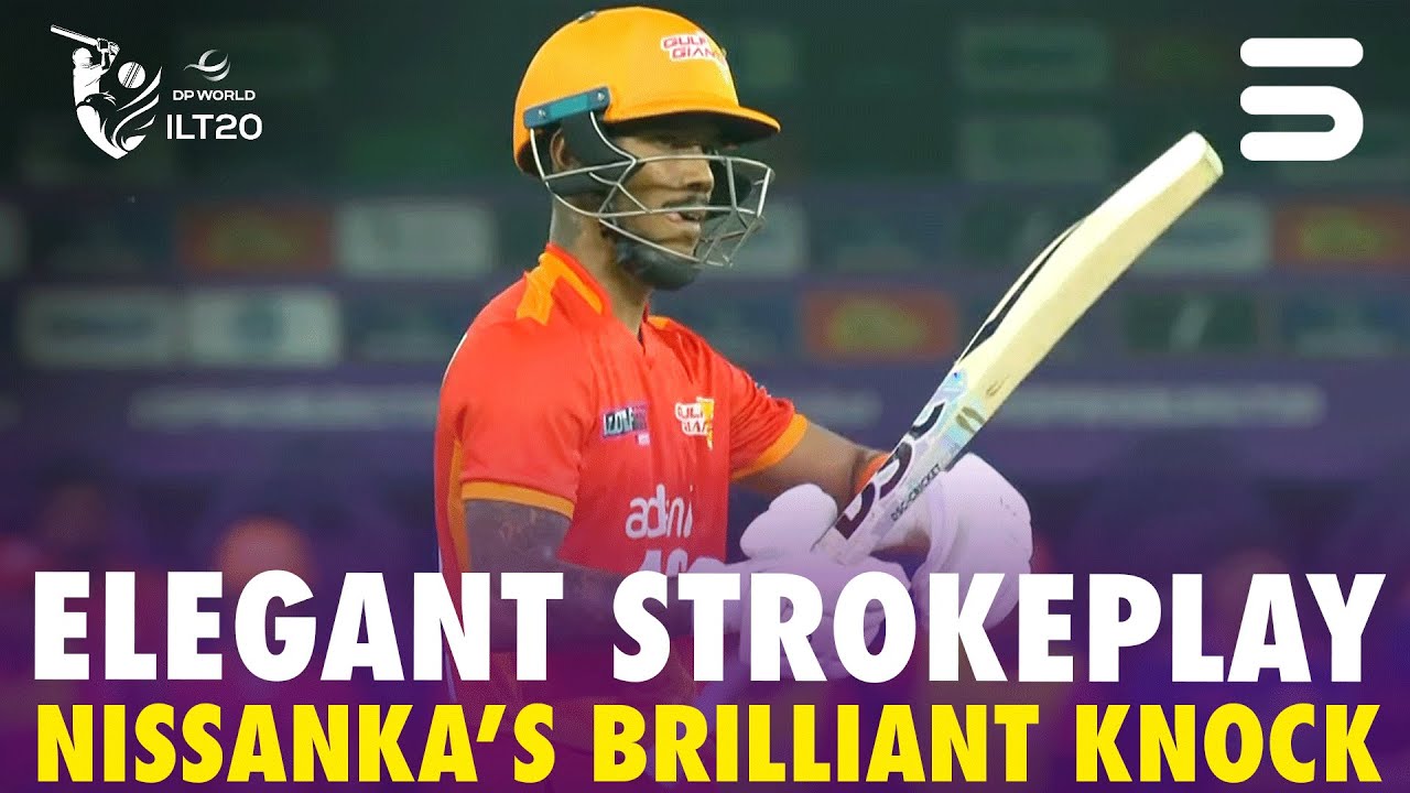 Pathum Nissanka’s 81-Run Masterclass | Gulf Giants vs MI Emirates | Match 3 | DP World ILT20 | M3Y1U