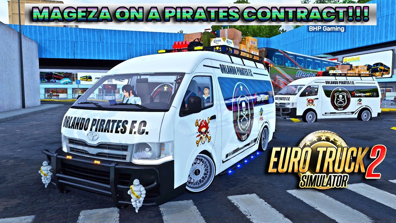 Mageza The Series Ep.14 | Toyota Quantum Taxi Convoy in Euro Truck Simulator 2 Logitech G29 Gameplay