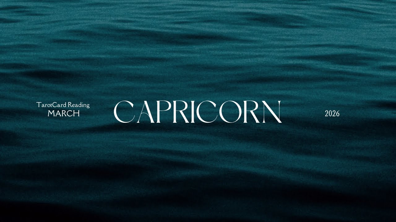 Capricorn: CONFESSIONS! The wait is FINALLY OVER⌛️| March 2026 Tarot card reading 