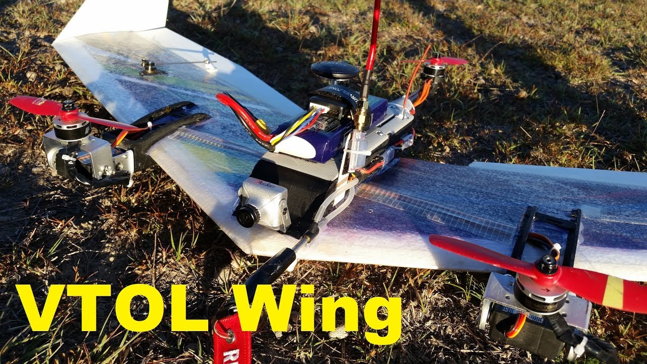 VTOL tilt-rotor wing - Success + rebuild details!