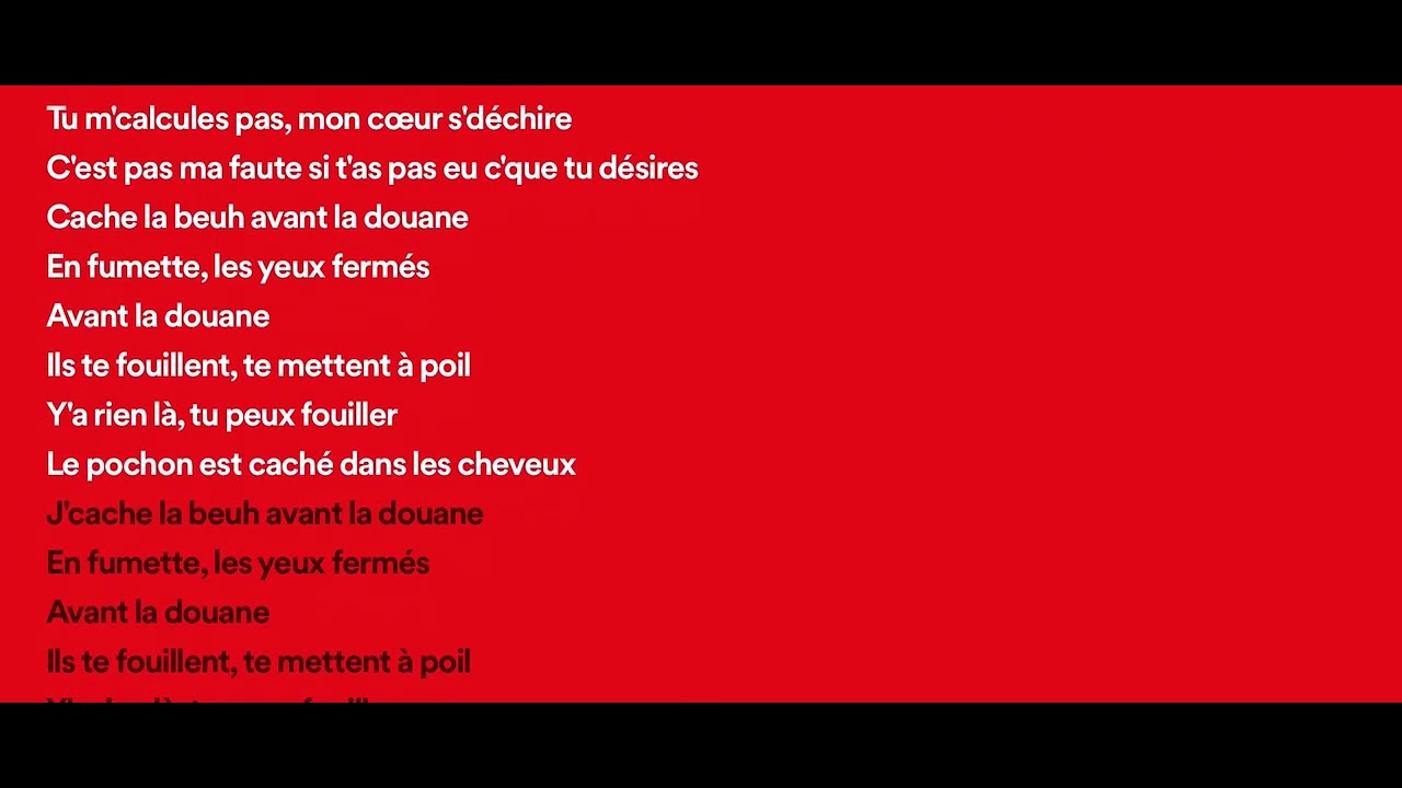 parole avant la douane (jul)