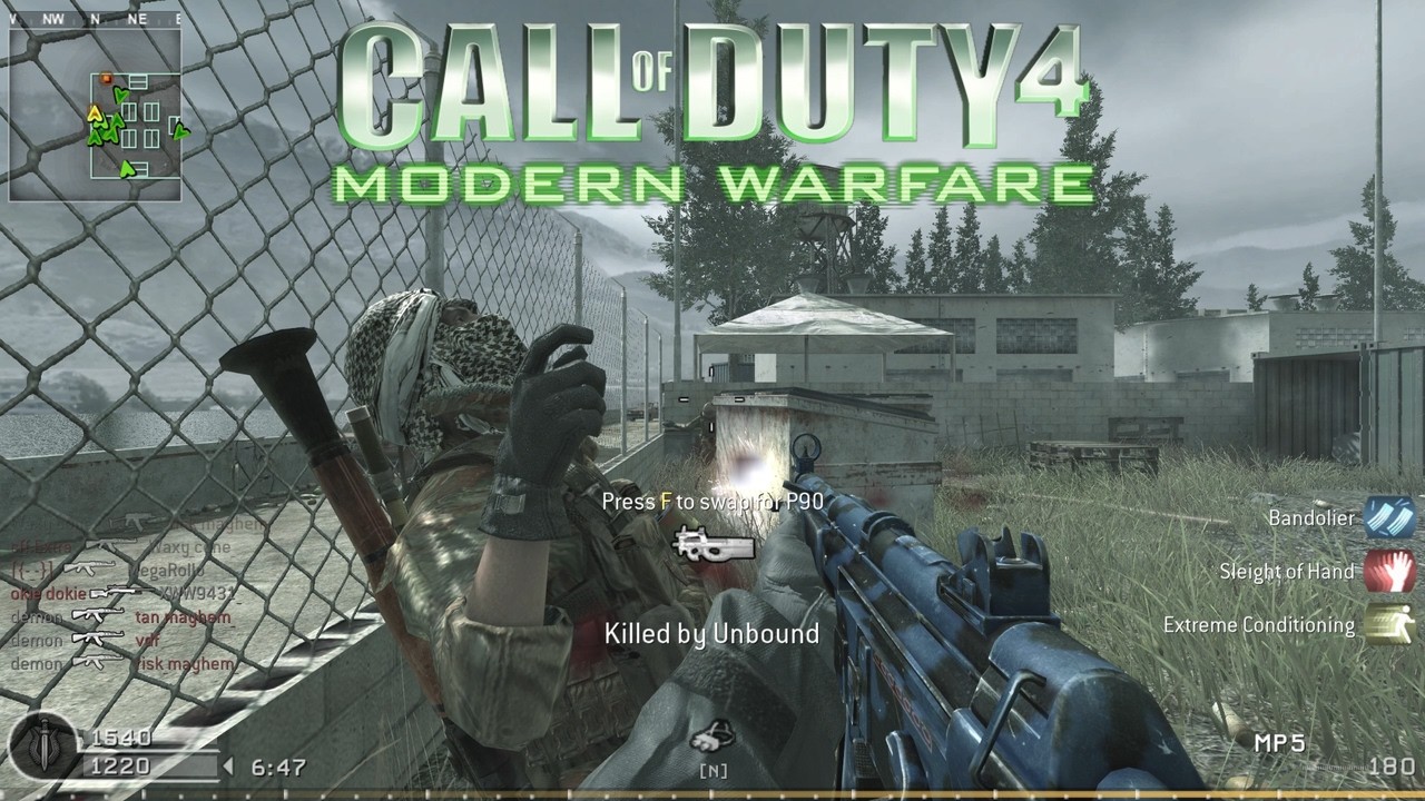 MP5 on Shipment | Call of Duty 4: Modern Warfare Multiplayer Gameplay