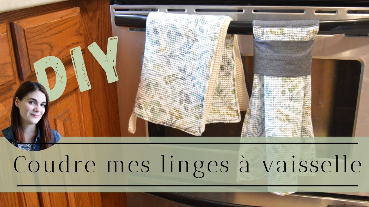 Coudre ses linges à vaisselle
