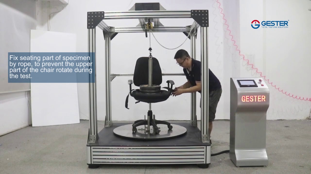 GESTER Chair Swivel and Castors Durability Testing Machine GT-LB07A