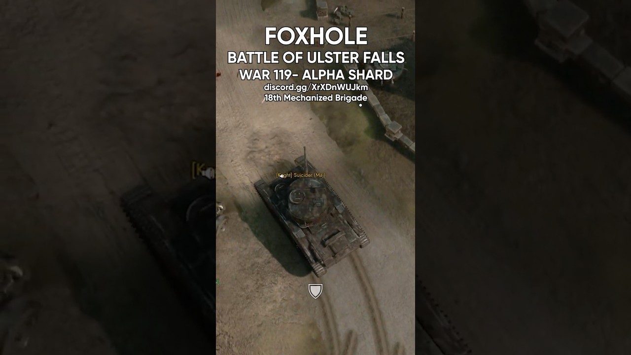 FOXHOLE BATTLE OF ULSTERS FALLS