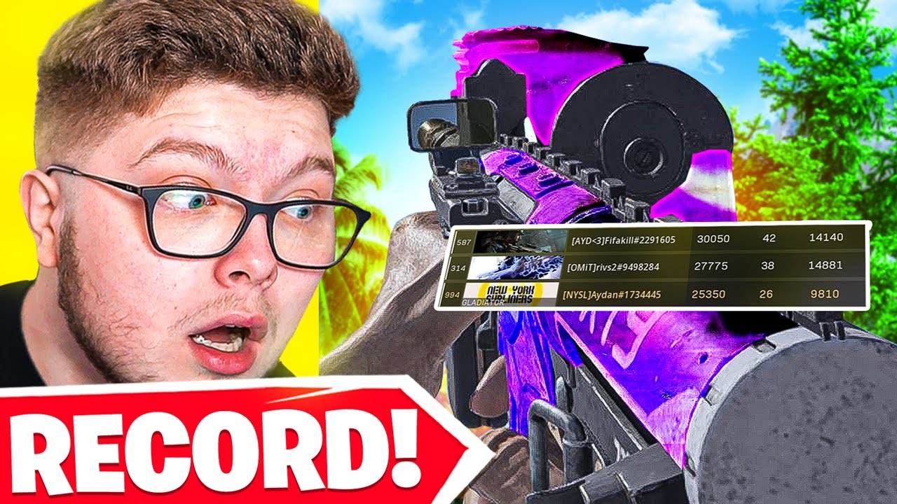 We Broke The TRIOS WORLD RECORD IN WARZONE PACIFIC!! (106 Kills)