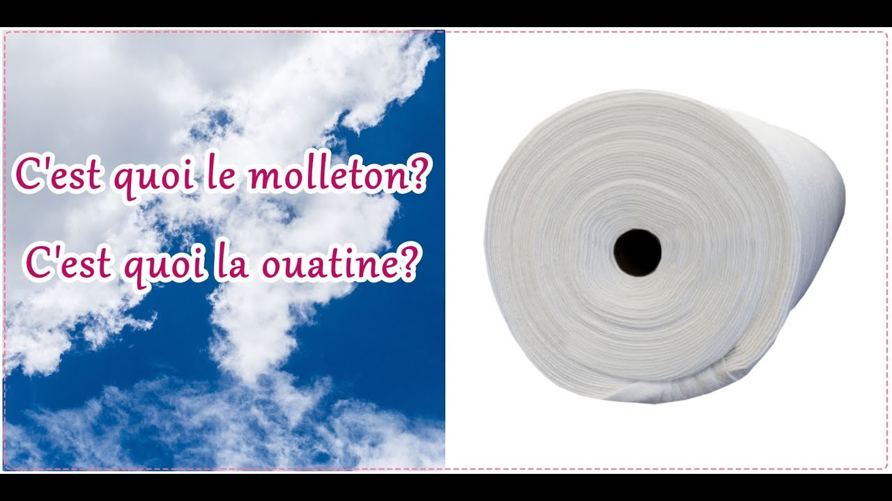 Outils de patchwork (7): le molleton, la ouatine et le polaire - vidéo gratuite